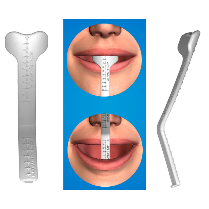 Massad Edentulous Lip Ruler (Melr) – White (Pack of 3)